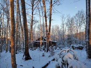 Cabane, 1 chambre, fumeur, balcon | Vue depuis l’hébergement