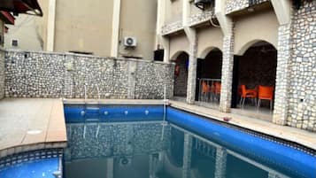 Room, 2 Bedrooms, Accessible, Smoking | Pool | Indoor pool
