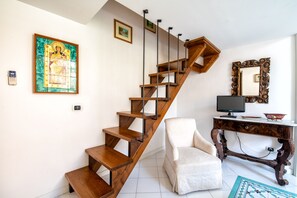 Apartment, 3 Bedrooms, Balcony, City View | Interior - Upscale Central Amalfi Apartment In 19th-century Building (Amalfi)