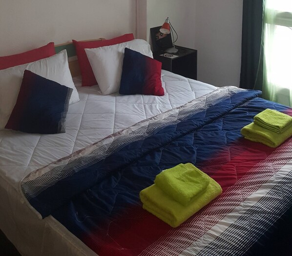 3 slaapkamers, een strijkplank/strijkijzer