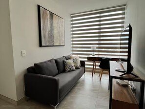 Apartment, 3 Bedrooms, Balcony | Living area - Beautiful Apartment Furnished - Great Location - Swimming Pool Gym Wifiaa (Guadalajara)