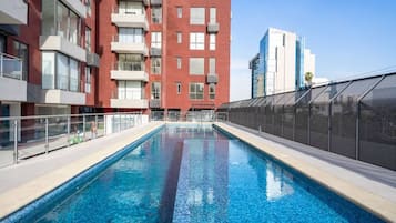 Apartment, 3 Bedrooms, Accessible, Balcony | Pool | Outdoor pool