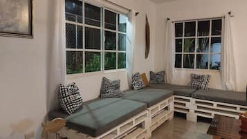 Apartment, 2 Bedrooms, Smoking, Balcony | Living area | TV