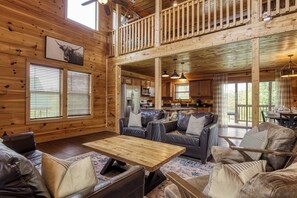 Smart TV, fireplace, video games, foosball
