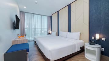 In-room safe, iron/ironing board, free WiFi, bed sheets