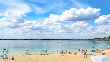 Vlak bij het strand