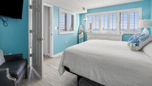 4 bedrooms, WiFi, bed sheets - Oceanfront 4BR corner condo with balcony views, pools, lazy river, steps to Main Street in NMB. (North Myrtle Beach)