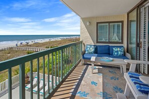 Property grounds - Oceanfront 4BR corner condo with balcony views, pools, lazy river, steps to Main Street in NMB. (North Myrtle Beach)