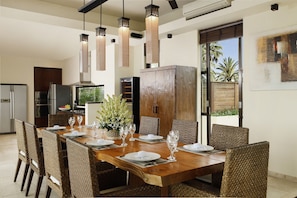 4 Bedroom Pool Villa | Private kitchen | Fridge, microwave, oven, stovetop
