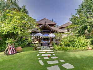 Façade de l’hébergement