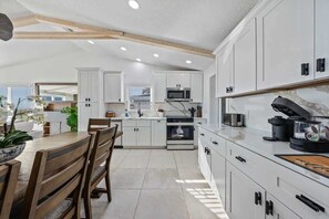 Fridge, microwave, oven, stovetop - Tripletail | Beachfront | Pool | Hot Tub (Anna Maria)