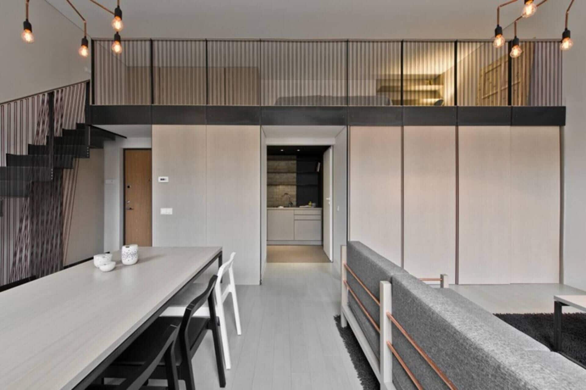 Apartment | Living room | 30-inch TV with digital channels