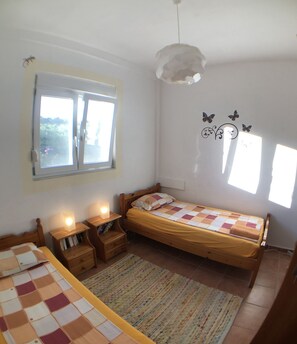 2 bedrooms, iron/ironing board, travel crib, free WiFi