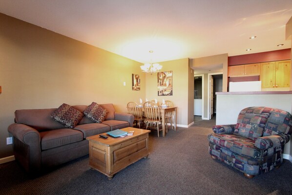 TV, fireplace, DVD player