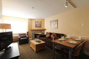 LCD-Fernseher, Kamin