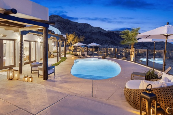 Una piscina climatizada