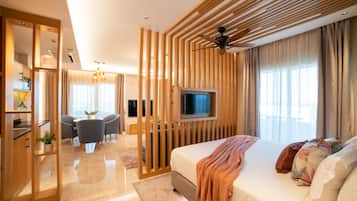 2 habitaciones, ropa de cama de alta calidad y cubrecamas