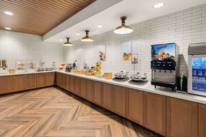 Free daily self-serve breakfast