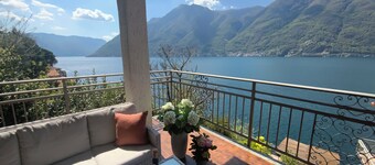 Amazing Lake Views from Large Terrace.  Swimming and Boat Dock on Property