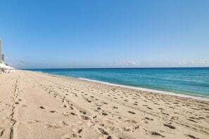 En la playa 