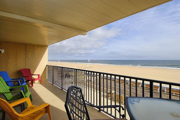 Property grounds - Oceanfront 3 Bedroom Condo directly on the Boardwalk with a Great Balcony (Ocean City)