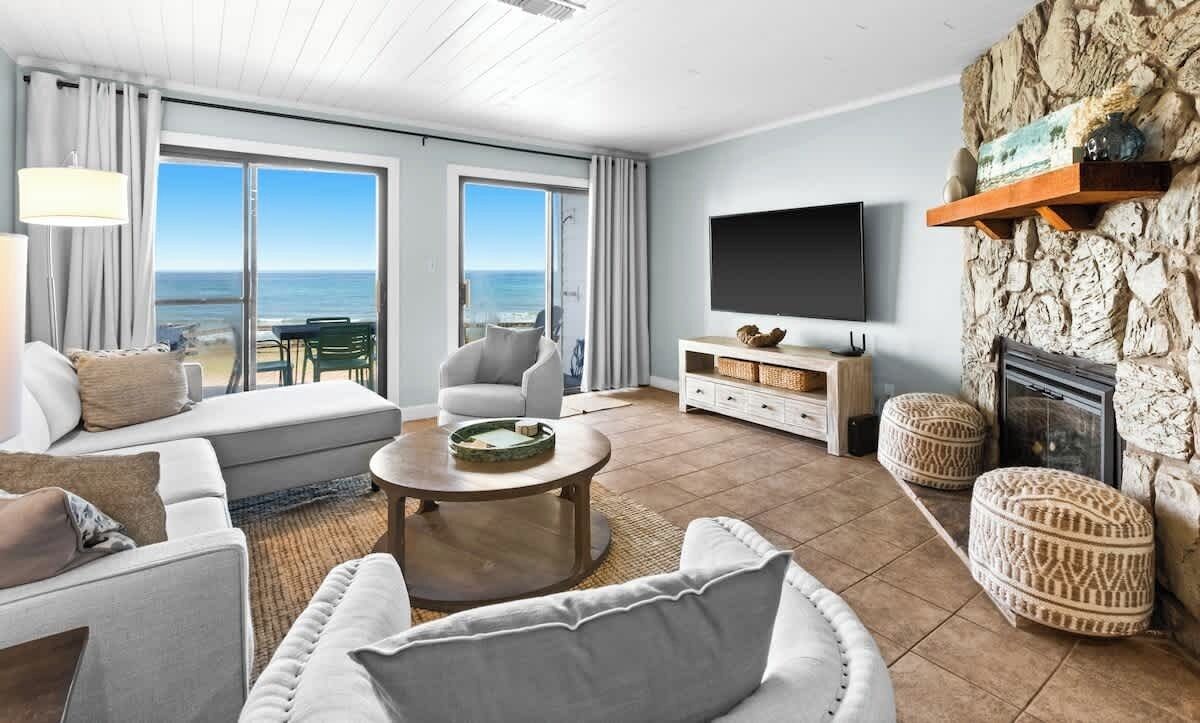 TV connectée, cheminée