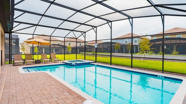 Una piscina climatizada