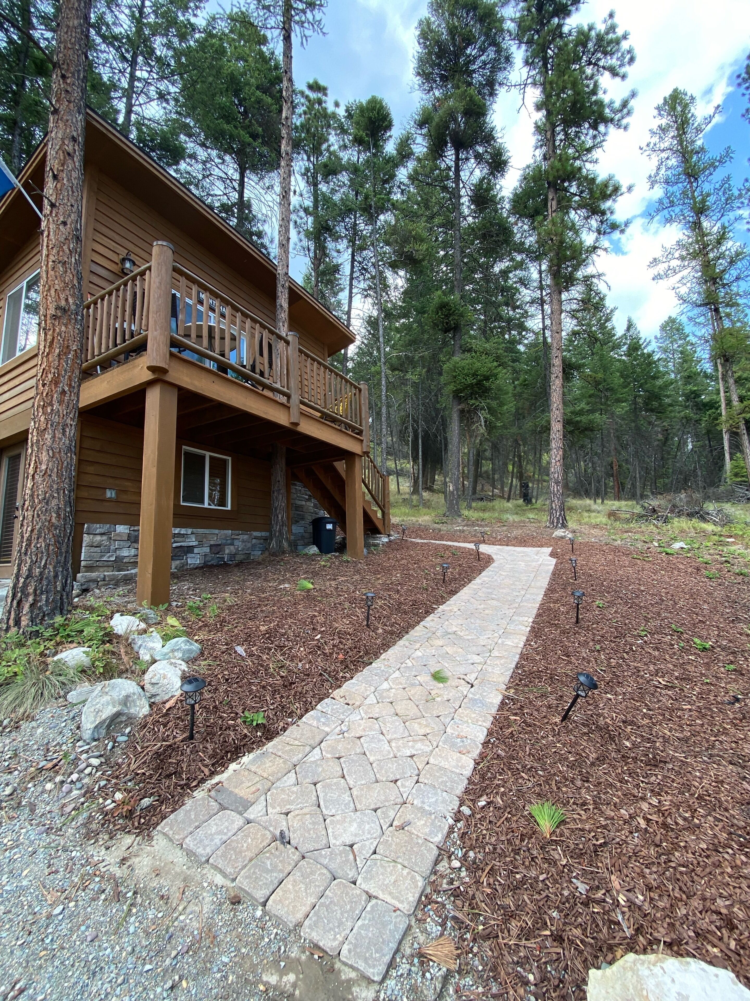 Walkway to Upper Cottage