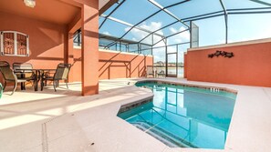 A heated pool - Luxury Townhome on Paradise Palms Resort with a Private Pool, Orlando Townhome 4841 (Orlando)