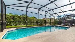 Una piscina riscaldata