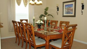 Dining - The Perfect Villa with a beautiful Private Pool, Orlando Villa 4960 (Orlando)