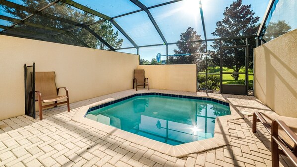 Una piscina climatizada