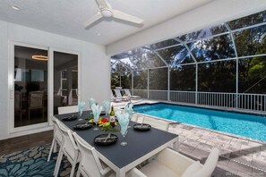 A heated pool - Coral Pearl- Modern New Construction Vacation Home (Cape Coral)