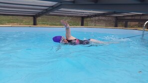 Outdoor pool, a heated pool - Large renovated house in a quiet location close to the village (all services on foot) (ST JULIEN CHAPTEUIL)