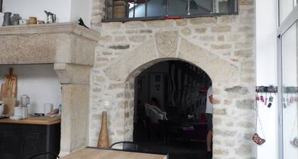 Large renovated house in a quiet location close to the village (all services on foot)