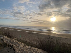 بالقرب من الشاطئ، كراسي للتشمس