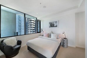 2 dormitorios, tabla de planchar con plancha, wifi y ropa de cama