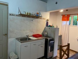 Classic Apartment, 1 Bedroom | Private kitchen | Full-size fridge, microwave, oven, toaster