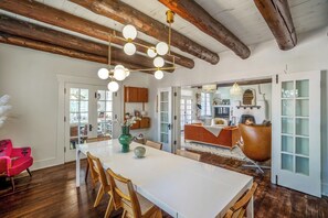 Dining - Stunning Historic Eastside Adobe Estate with Casita (Santa Fe)