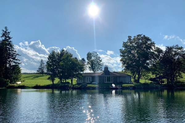 Let the sun shine down on you at Shehawken Lake.