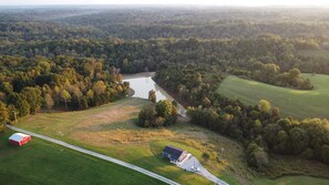 Aerial view - Bourbon Country Cottage <br>Newly renovated in the country with amazing views (Mount Eden)