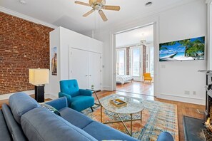 1 makuuhuone, silitysrauta/-lauta, ilmainen Wi-Fi, vuodevaatteet