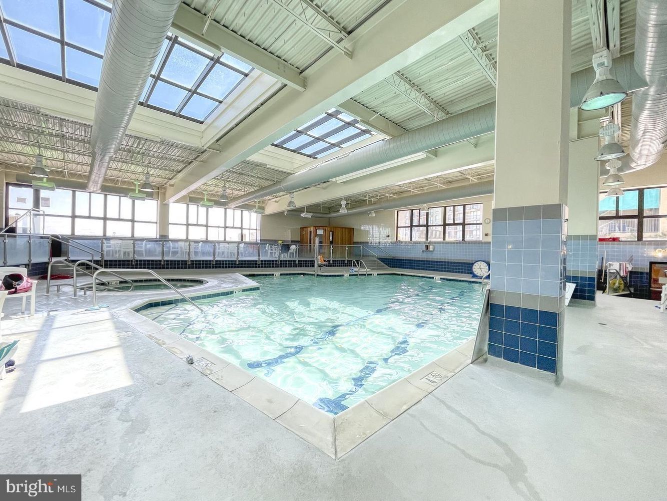 Indoor pool, outdoor pool