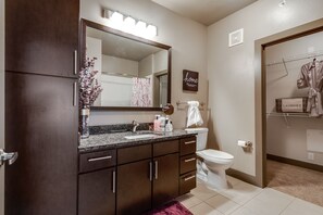 Combined shower/tub - Gorgeous Midtown Hidden Gem (Houston)