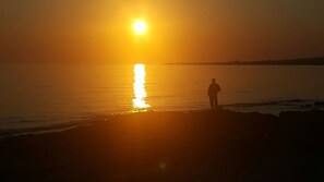 On the beach