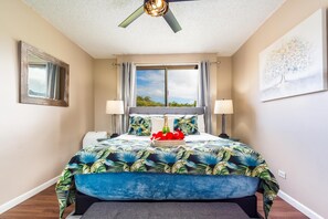 1 bedroom, iron/ironing board, free WiFi, bed sheets - Cozy 1BR Condo at Kahana Manor | Steps to Beach, AC, Free Parking (Lahaina)