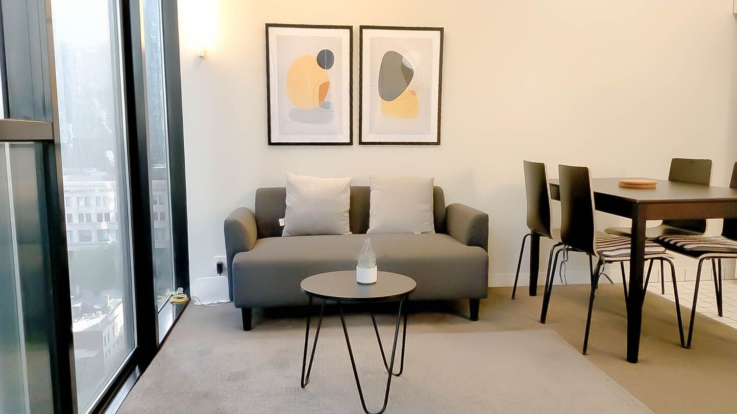 Melb. City Central 2 Bedroom Apt w View /WIFI