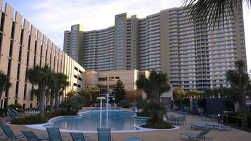 AuĂenpool, beheizter Pool