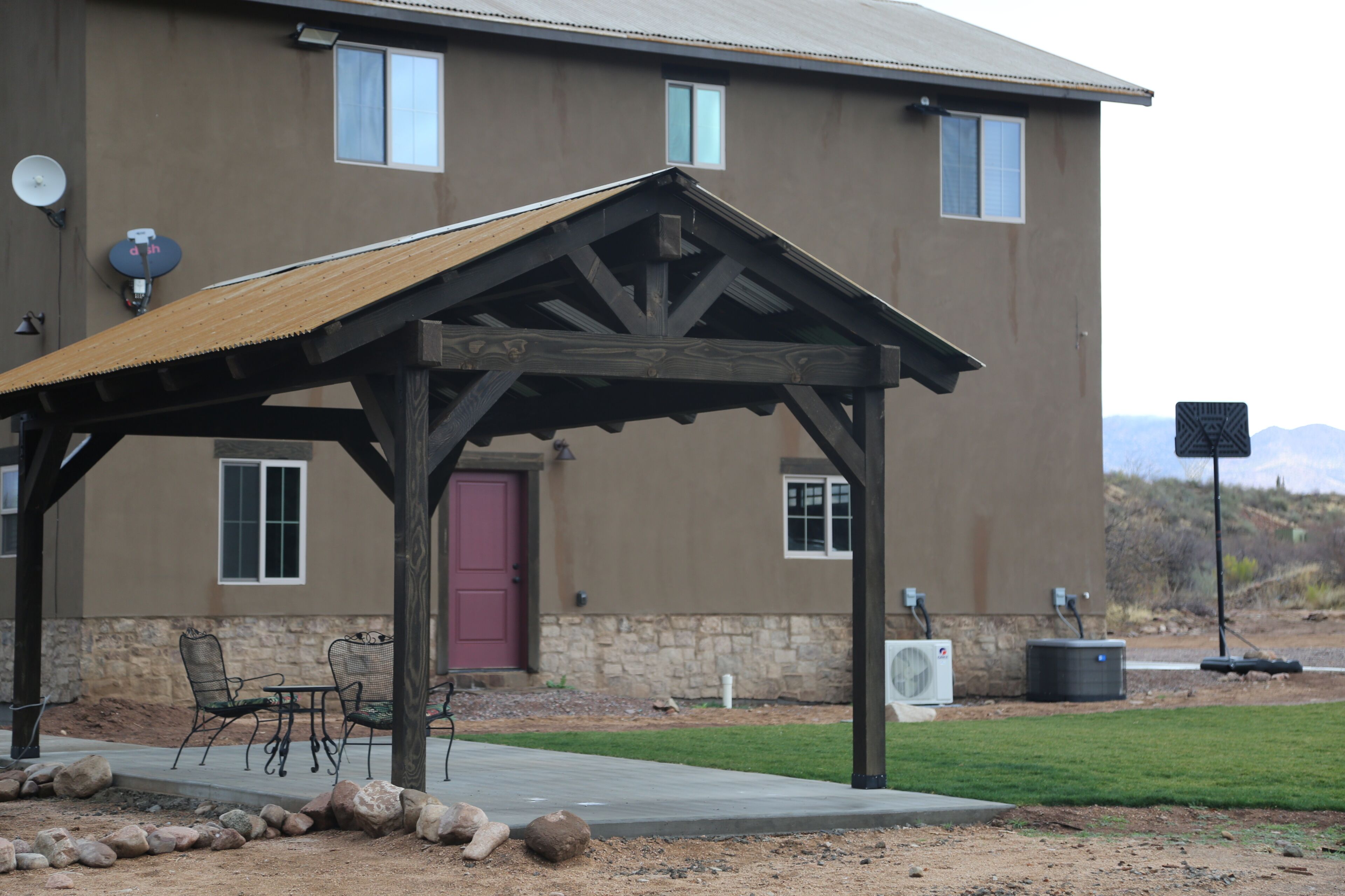 Terrain de l’hébergement 