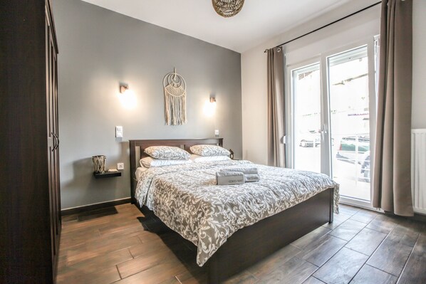 Apartamento Deluxe | 1 dormitorio, cortinas opacas, sistema de insonorización